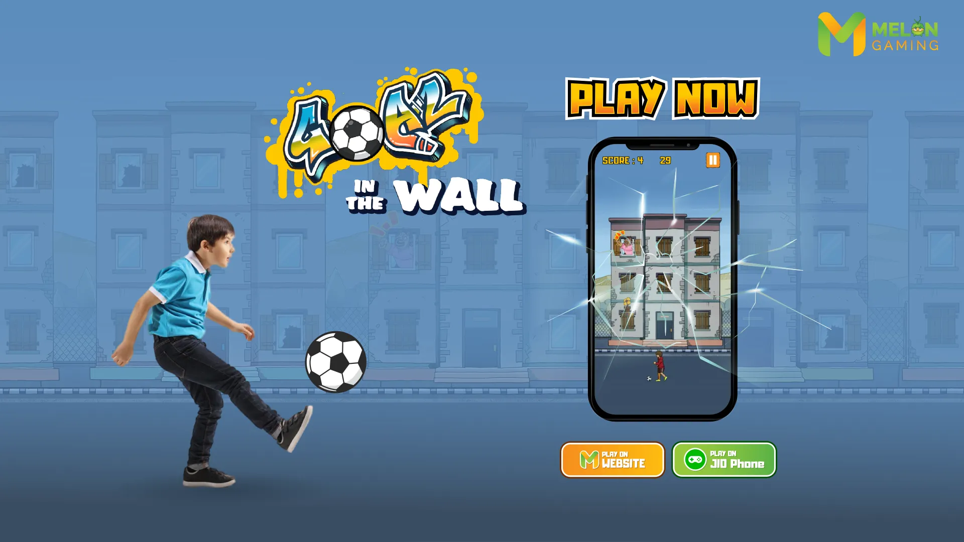 Goal in the wall